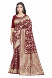 Sugathari Womens Banarasi Saree Pure Kanjivaram Silk Saree Soft new ladies 2023 Design Wear Pattu Sarees Latest Party Sari colle
