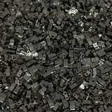 Miyuki Half Tila Beads - 2 Hole Rectangle Beads, 5x2.3x1.9 mm, 5 Grams Glass Beads Silver (HTL190)