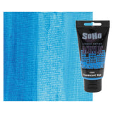 Soho Urban Artist Heavy Body Acrylic Paint - 75 ml Tube - Fluorescent Blue - Thick, Rich Color, Excellent Coverage, Professional