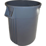 Genuine Joe 60463 Trash Containers, Heavyduty, 32 Gallon, Gray