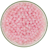 WHNKFB 6mm 100PCS Natural Full-Bodied Rose Quartz Round Beads, Opaque Loose Pink Crystal Beads for Jewelry Making Craft - 4mm 6m