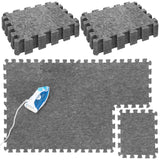 Ziliny 8 Pack Large Wool Pressing Mat 22 x 63 Wool Ironing Mat Felted Blending Ironing Pad Sewing Machine Muffling Pad Iron Boar
