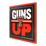 YouTheFan NCAA Texas Tech Red Raiders Slogan Series 3D Wall Art