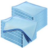 JOUTYFOR Window Cleaning Cloth 24 Pack Microfiber Glass Cleaning Cloth 16x16 Inches, Lint Free Streak Free Polishing Towels fo