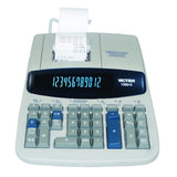 Victor 15606 12 Digit Heavy Duty Commercial Printing Calculator with Large Display and Loan Wizard