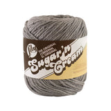 Lily Sugar N Cream The Original Solid Yarn, 2.5oz, Medium 4 Gauge, 100% Cotton Overcast Machine Wash & Dry