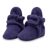 Zutano Unisex Fleece Baby Booties with Organic Cotton Lining Newborn Essentials True Navy 6 Months-New