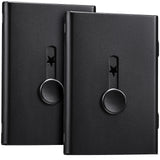 Tatuo 2 Pack Thumb Drive Business Card Holder Stainless Steel Business name Card Case Portable Slide Out name holder Wallet Nice