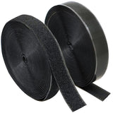 (33 FT x 1 Inch) Strips with Adhesive for Fabric, No Sew Stick On for Fabric, Sticky Back for Clothes, Curtains - Heavy Duty Dou