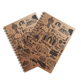 inr Artist WIRO Theme Sketch Book A5 Size (21.0 cm x 14.8 cm) 140 GSM (50 Sheets/100 Pages) Stitched Drawing Notebook Har