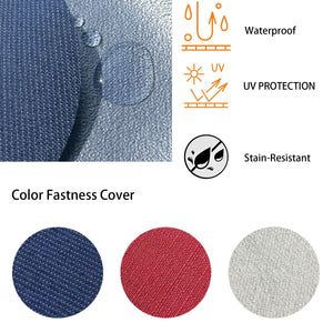 COZYVIDA 19x19 Outdoor Cushion Cushion Set of 1 Patio Furniture Cushion Resilient Foam Filling Water-Proof Stain-Resistant U