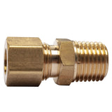 LTWFITTING Brass 5/16-Inch OD x 1/4-Inch Male NPT Compression Connector Fitting(Pack of 25)