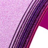 10 Pack Glitter Foam Sheets Craft 8 x 11 inch, 5 Colors Sparkles Foam Paper for Art Crafts Projects, Classrooms Scrapbook Gift D
