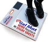 StepNGrip Courtside Shoe Grip Traction Mat - Sticky Mat for Basketball Shoes - No Replacement Sheets Required - Improves Tractio