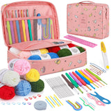 Crochet Kit For Beginners Adults, Nawokeeny Knitting Starter Kit, Crochet Starter Kit With Case, Crochet Hook Set With Crochet Y