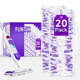 Funtin Power Mop Pads for Swiffer PowerMop (20 Pack)