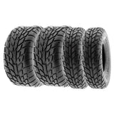SunF 19x7-8 225/45-9 Hardpack Race Sport ATV UTV Quad Tire 6 PR A021 - BUNDLE