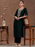 Libas Women'S Viscose Rayon Yoke Design Kurta Set (36900 Green Green S