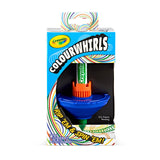 CRAYOLA - ColourWhirls, the spinning top of colours, game with 1 spinning top, assorted colours, challenges for family and frien