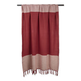 Barn Red Urban Cityscape Border Throw