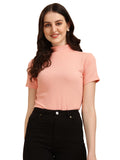 Wedani Women'S Casual Solid Top (Medium Pink),Pink,M