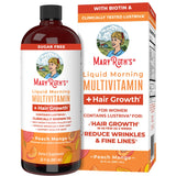 MaryRuths Liquid Multivitamin + Lustriva Hair Growth Vitamins | Biotin 10000mcg | Vitamin D | Clinically Tested for Thicker Hai