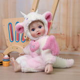 Cloveray Baby Dolls, 18inch Large Realistic Cute Soft Body Baby Doll Real Life Baby Dolls with Accessories for 3+ Year Old Girls