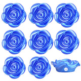 100pcs Rose Flower Spacer Beads ABS Plastic Roseflower Shape Bead Cute Roses Craft Beads Accessories Embellishments for DIY Brac