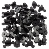 PVC Rubber Mouse Ears Pin Backs(50 Pcs) Compatible with Mickey Mouse, Disney & Novelty Collectible pins Keep Your Favorite pi