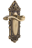 Grandeur, Single Dummy, Vintage Brass, Grande Victorian Plate with Left Handed Portofino Lever, 822875