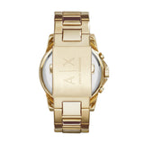 A?X ARMANI EXCHANGE Men's Chronograph Gold-Tone Stainless Steel Bracelet Watch (Model: A|X2099)