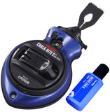 TAJIMA Chalk Line ChalkRite II Chalk Box with Ultra Thin 0.5mm Snap Line & Five Gear Quick Retrieval CR202BP