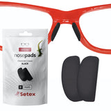 Setex Gecko Grip 1mm Anti Slip Eyeglass Nose Pads, (5 Black Pair) USA Made, 2500 Innovative Microstructured Fibers per Nose Pad,