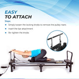 AeroPilates Pull-Up Bar - Pilates Exercise Bars - Pilates Accessories for AeroPilates Reformers - Pilates Workout for Home Gym W