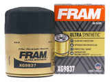 Fram Ultra Synthetic Automotive Replacement Oil Filter, Designed For Synthetic Oil Changes Lasting Up To 20K Miles, Xg9837 With 