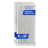 Microwave Filter Replacement 5.78 x 12.91 Fits W10208631A Whirlpool Microwave Filter Aluminum Mesh Screen Grease Filter Fr