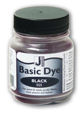 Jacquard Basic Dye .5oz - Black - The Perfect Solution for Hard to Dye Materials - Wood - Reeds - Straw - Paper - Leather - Hemp