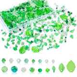 800Pcs Green Glass Beads for Plants Succulent Making and DIY Crafts Earrings Necklaces Bracelets Jewelry Making