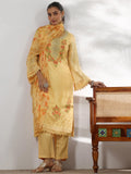 Libas Women'S Organza Kurta Set (49178_Yellow