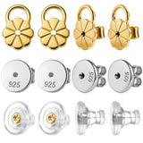 Earring Backs for Droopy Ears Heavy Earrings - Replacements Locking Ear Supports | 6 Pairs Secure Stud Clutches for Sensitive Sk