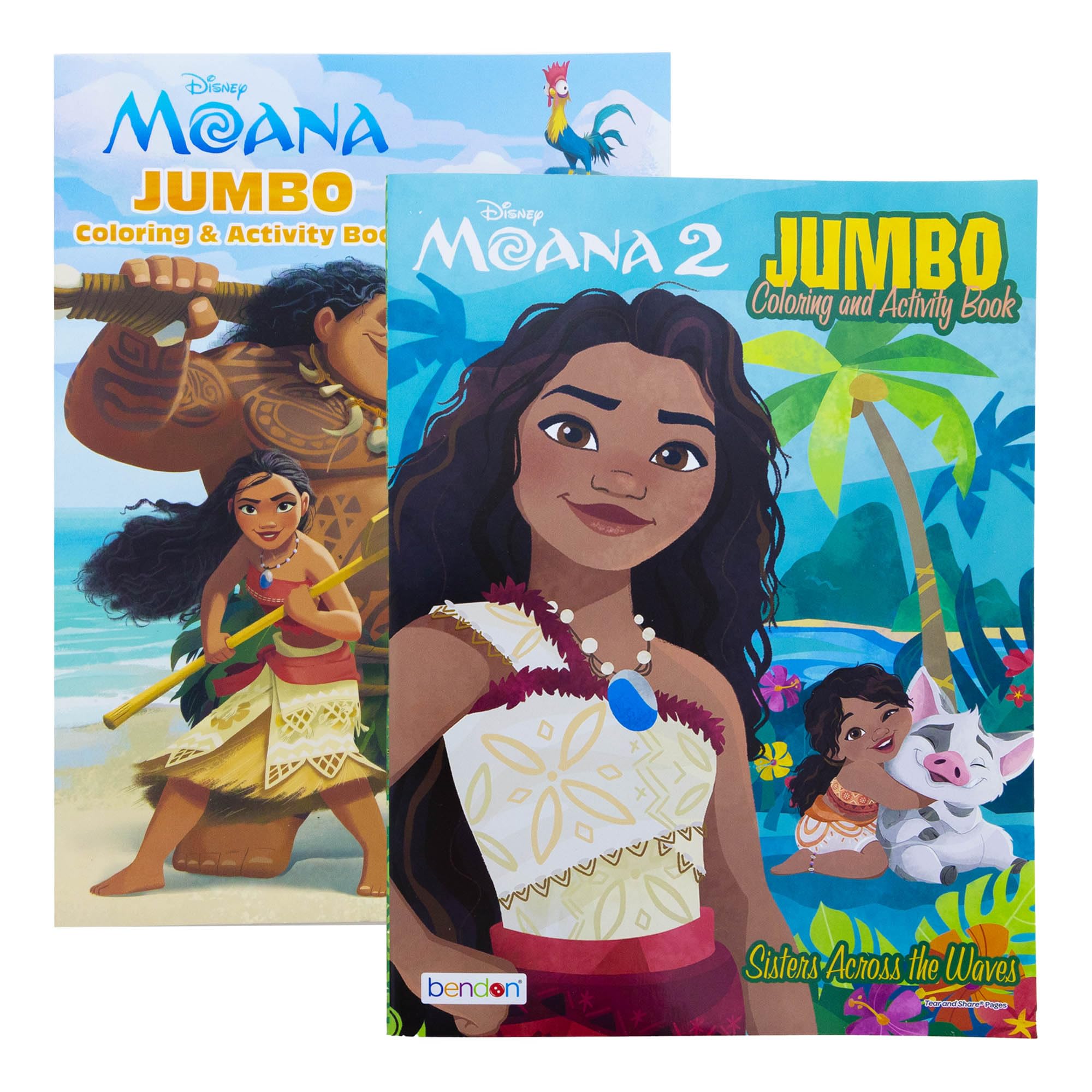 Moana 2 Coloring Book 1 Title, Fun Game Workbook for Learning Drawing Coloring, 80 Pages, Gift for Kids Toddler Activity at Clas