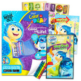 Inside Out Disney Coloring And Activity Book 2 Books Filled With Stickers, Posters, Coloring Activities