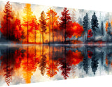 igoodom Large Diamond Painting, Landscape Large Diamond Art Kits for Adults, Full Drill Round Big Diamond Painting, DIY Gem Art 