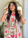 Anni Designer Women'S Rayon Viscose A-Line Printed Kurta With Pant (Eshwari Multi-Vks01_Xl_Multicolor_X-Large),Multicolour,XL,,,
