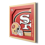 YouTheFan NFL San Francisco 49ers 3D Logo Series Wall Art 12x12