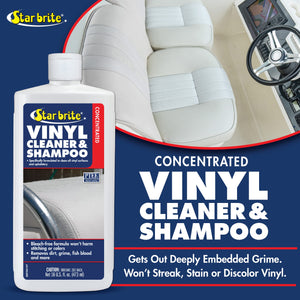 Star Brite Concentrated Vinyl Cleaner & Shampoo - 16 Oz (080216P)