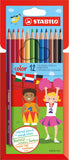 Colouring Pencil - STABILO Color - Pack of 12 - Assorted Colours