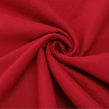 Cotton Polyester Fabric by The Yard - 60 Wide Broadcloth Fabric Soft,Breathable Material - for Lining,Clothes Sewing,DIY (Red, 1