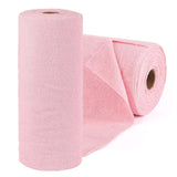 Eopzo Microfiber Cleaning Cloth Roll | Reusable Pink Kitchen Towels, LintFree, Highly Absorbent, Machine Washable MultiPurpose