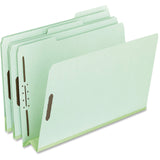 Pendaflex 17182 Pressboard Folders, 2 Fasteners, 3 Expansion, 1/3 Tab, Letter, Green (Box of 25)